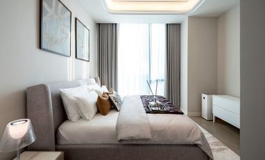 Luxury Sky Residence Floor-to-Ceiling Windows City View