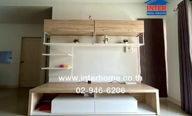 Two-story semi-detached house, 45.8 sq.wah, Modi Villa Ladkrabang-Suvarnabhumi, Luang Phaeng Road, Khlong Luang Phaeng Subdistrict, Mueang Chachoengsa