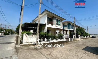 Two-story semi-detached house, 45.8 sq.wah, Modi Villa Ladkrabang-Suvarnabhumi, Luang Phaeng Road, Khlong Luang Phaeng Subdistrict, Mueang Chachoengsa
