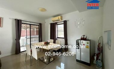 Two-story semi-detached house, 45.8 sq.wah, Modi Villa Ladkrabang-Suvarnabhumi, Luang Phaeng Road, Khlong Luang Phaeng Subdistrict, Mueang Chachoengsa