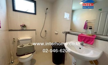 Two-story semi-detached house, 45.8 sq.wah, Modi Villa Ladkrabang-Suvarnabhumi, Luang Phaeng Road, Khlong Luang Phaeng Subdistrict, Mueang Chachoengsa