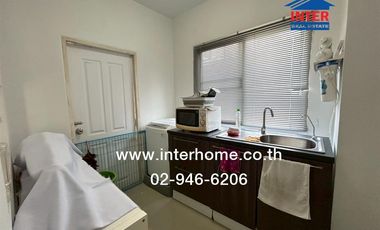 Two-story semi-detached house, 45.8 sq.wah, Modi Villa Ladkrabang-Suvarnabhumi, Luang Phaeng Road, Khlong Luang Phaeng Subdistrict, Mueang Chachoengsa