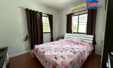 Two-story semi-detached house, 45.8 sq.wah, Modi Villa Ladkrabang-Suvarnabhumi, Luang Phaeng Road, Khlong Luang Phaeng Subdistrict, Mueang Chachoengsa