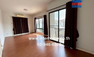 Two-story semi-detached house, 45.8 sq.wah, Modi Villa Ladkrabang-Suvarnabhumi, Luang Phaeng Road, Khlong Luang Phaeng Subdistrict, Mueang Chachoengsa
