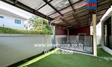 Two-story semi-detached house, 45.8 sq.wah, Modi Villa Ladkrabang-Suvarnabhumi, Luang Phaeng Road, Khlong Luang Phaeng Subdistrict, Mueang Chachoengsa