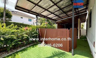 Two-story semi-detached house, 45.8 sq.wah, Modi Villa Ladkrabang-Suvarnabhumi, Luang Phaeng Road, Khlong Luang Phaeng Subdistrict, Mueang Chachoengsa