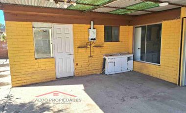 Se Arrienda Funcional Casa Aislada de un piso con Gran Terreno, Villa Padre Hurtado, Artificio,  comuna de La Calera.