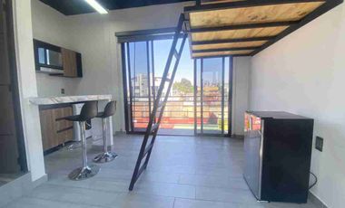 MINI LOFT AMUEBLADO EN RENTA EN LA COLONIA INDUSTRIAL CERCA DE PLAZA TEPEYAC.