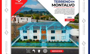 Venta de Terreno en Barrio La Esperanza, cerca del Centro de Montalvo, Ecuador