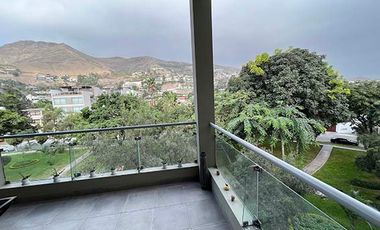 Bello y seguro penthouse duplex - parque cerrado - Casuarinas baja-Surco