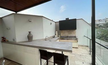 Bello y seguro penthouse duplex - parque cerrado - Casuarinas baja-Surco