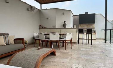 Bello y seguro penthouse duplex - parque cerrado - Casuarinas baja-Surco