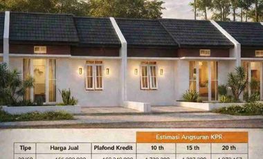 Rumah Subsidi Promo TERIMA KUNCI HANYA 1 juta all in