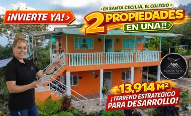 Finca en venta en El Colegio Cundinamarca | Finca turística con piscina y cabañas | 13.914 m²