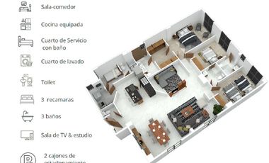Departamento en Venta en Live Petrel, Milenio III – Lujo, exclusividad y alta plusvalía