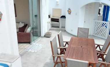 Vendo casa en condominio Puerto Viejo 4 dormitorios piscina