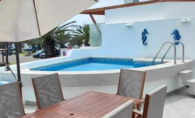 Vendo casa en condominio Puerto Viejo 4 dormitorios piscina