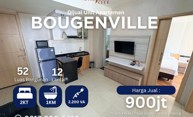 Jual 2BR Furnished tower B apartemen Bassura City SHM luas 52m
