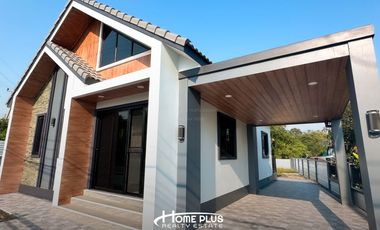บ้านเดี่ยว ค่ายบางระจัน สิงห์บุรี บ้านใหม่สไตล์นอร์ดิก