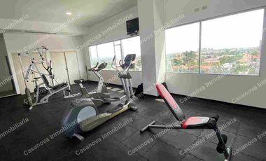 Se alquila suite en edificio Samborondón plaza, junto a la Clínica Kennedy.