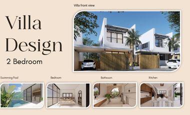 Villa Bali dekat pantai private pool bisa KPR harga 1M tanah 1 are 1Bed Hingga 3Bed