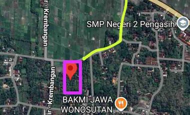 Dijual Murah Tanah SHM Pekarangan mangku jalan / Tepi Jalan Utama jl kedungsari pengasih kulon progo