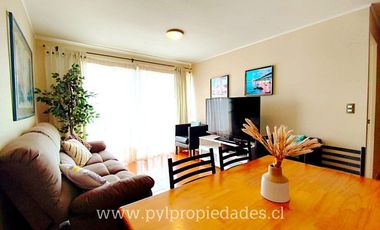 EN ARRIENDO BELLO DEPARTAMENTO EN CONDOMINIO | FULL EQUIPADO | 3D 2B + 2E| PISCINA | GGCC INCLUIDOS