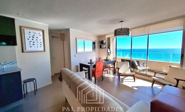 EN VENTA EXCLUSIVO DEPARTAMENTO FRENTE AL MAR EN ALGARROBO NORTE | PRIMERA LINEA | 3D 2B 1E | PISCINA