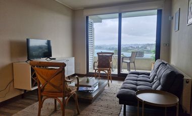 VENTA DEPTO 1 DORMITORIO, VISTA LAGO,  MIRADOR DE PHILIPPI
