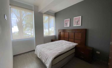 Departamento de súper lujo y lleno de comodidades en una ubicación inmejorable de Cholula, amueblado, 3 habitaciones, terraza privada y seguridad.