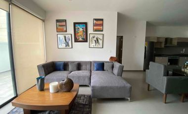 Departamento de súper lujo y lleno de comodidades en una ubicación inmejorable de Cholula, amueblado, 3 habitaciones, terraza privada y seguridad.