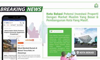 Rumah Townhouse Bisa KPR Sumarecon Mall Stasiun Bekasi Timur Bekasi Utara Kota Bekasi Dijual