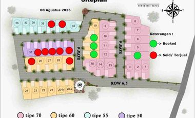 Dijual Rumah Townhouse Semi Furnished Bisa KPR Mewah Murah Pancoran Mas Depok
