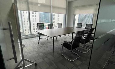 PEZA Office Space for Lease BGC Taguig | Fully Furnished 211 sqm | Move-In Ready | Php 1,300/sqm