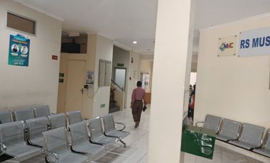 Dijual Gedung Rumah Sakit Jalan Demang Lebar Daun Palembang