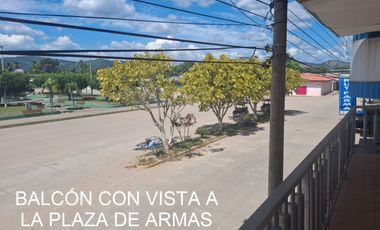 VENTA DE HOSPEDAJE EN PLAZA DE ARMAS DE SAN HILARION A 1 HORA DE TARAPOTO