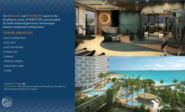 𝗕𝗲𝗮𝗰𝗵𝗳𝗿𝗼𝗻𝘁 𝟮 𝗕𝗲𝗱𝗿𝗼𝗼𝗺 𝟳𝟳𝘀𝗾𝗺 𝗰𝗼𝗻𝗱𝗼 𝗶𝗻 𝗠𝗮𝗰𝘁𝗮𝗻,Lapu-lapu! 15 mins away from Mactan International Airport