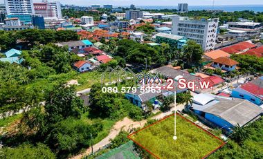 Land in town for sale at Hua Hin Soi 16, Land Area 102.2 sq.wah (408.8 sq.m) Price 2.4 Million Baht