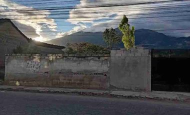 se vende terreno urbano a tres cuadras del terminal y mercado de Cotacachi Imbabura Ecuador área de 1.500 metros