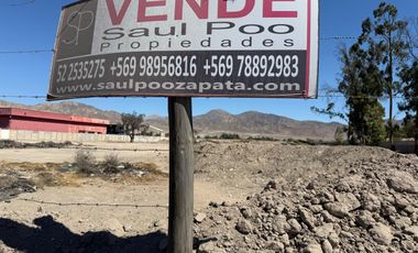 ESPECTACULAR TERRENO INDUSTRIAL/COMERCIAL COSTADO COCAS-COLA, COPIAPO
