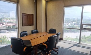 Plaza Delphi, oficinas de lujo amuebladas 100 mts2 2 baños