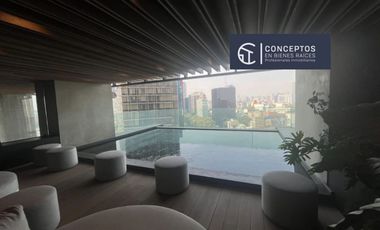 Loft en University Tower, Reforma, Cuauhtémoc, Cdmx