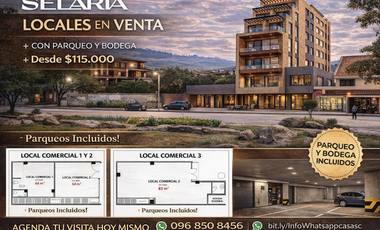Selaria Departamentos de 1/2/3 Dormitorios mas Bodega y Parqueo Incluido