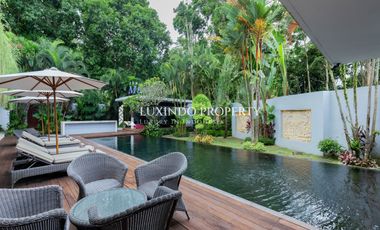 DIJUAL VILLA DENGAN 5 KAMAR TIDUR DILENGKAPI ROOFTOP DAN STUDIO YOGA