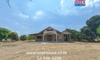 Single-story house and land, 1 rai 183 sq.wa. (approximately 1,832 sq.m.), near the multi-purpose hall of Ban Nong Buab Hom, Malai Man Road, Rural Hig
