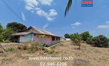 Single-story house and land, 1 rai 183 sq.wa. (approximately 1,832 sq.m.), near the multi-purpose hall of Ban Nong Buab Hom, Malai Man Road, Rural Hig