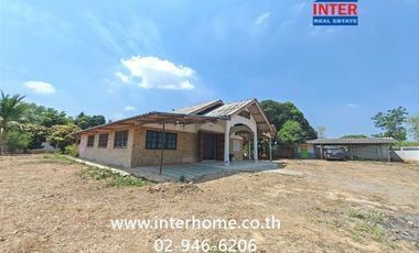 Single-story house and land, 1 rai 183 sq.wa. (approximately 1,832 sq.m.), near the multi-purpose hall of Ban Nong Buab Hom, Malai Man Road, Rural Hig