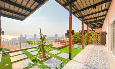 The Largest Luxury Penthouse in Pattaya 360° Sea View + Private Sky Pool  Grand Caribbean 5 Beds 6 Baths Usable area 783 sq.m.