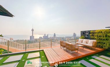 The Largest Luxury Penthouse in Pattaya 360° Sea View + Private Sky Pool  Grand Caribbean 5 Beds 6 Baths Usable area 783 sq.m.