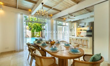 DIJUAL VILLA MEWAH 4KT SIAP HUNI DENGAN DESAIN MODERN & SENTUHAN BALI